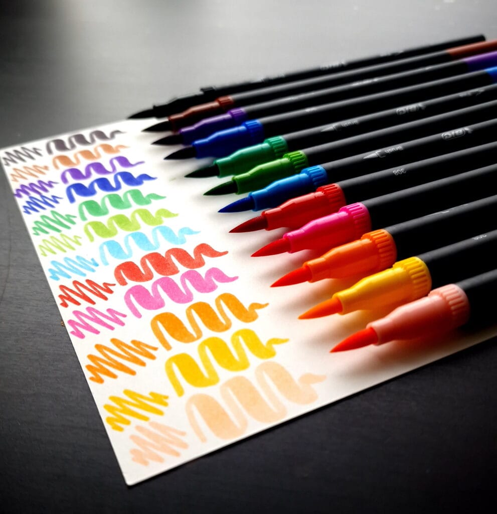 Bic Pencils for drop shadow