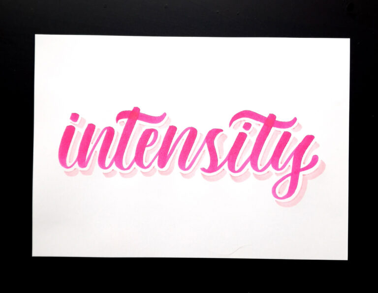 How to shade letters - Learn the technique