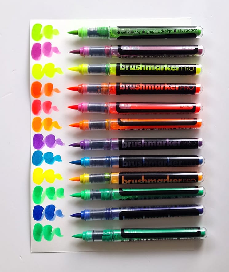 Karin Brushmarker PRO  neon colors