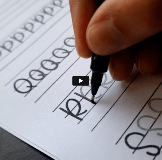 Lernen Sie den Stil Jessie - Arbeitsblatt für spielerische Handschrift ...