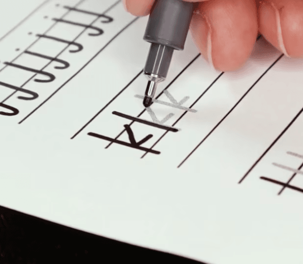 Dig In Lettering Lär dig lettering – med övningsblad att skriva ut - Ink & Lise