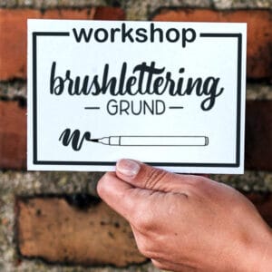 Workshop Brushlettering Grund